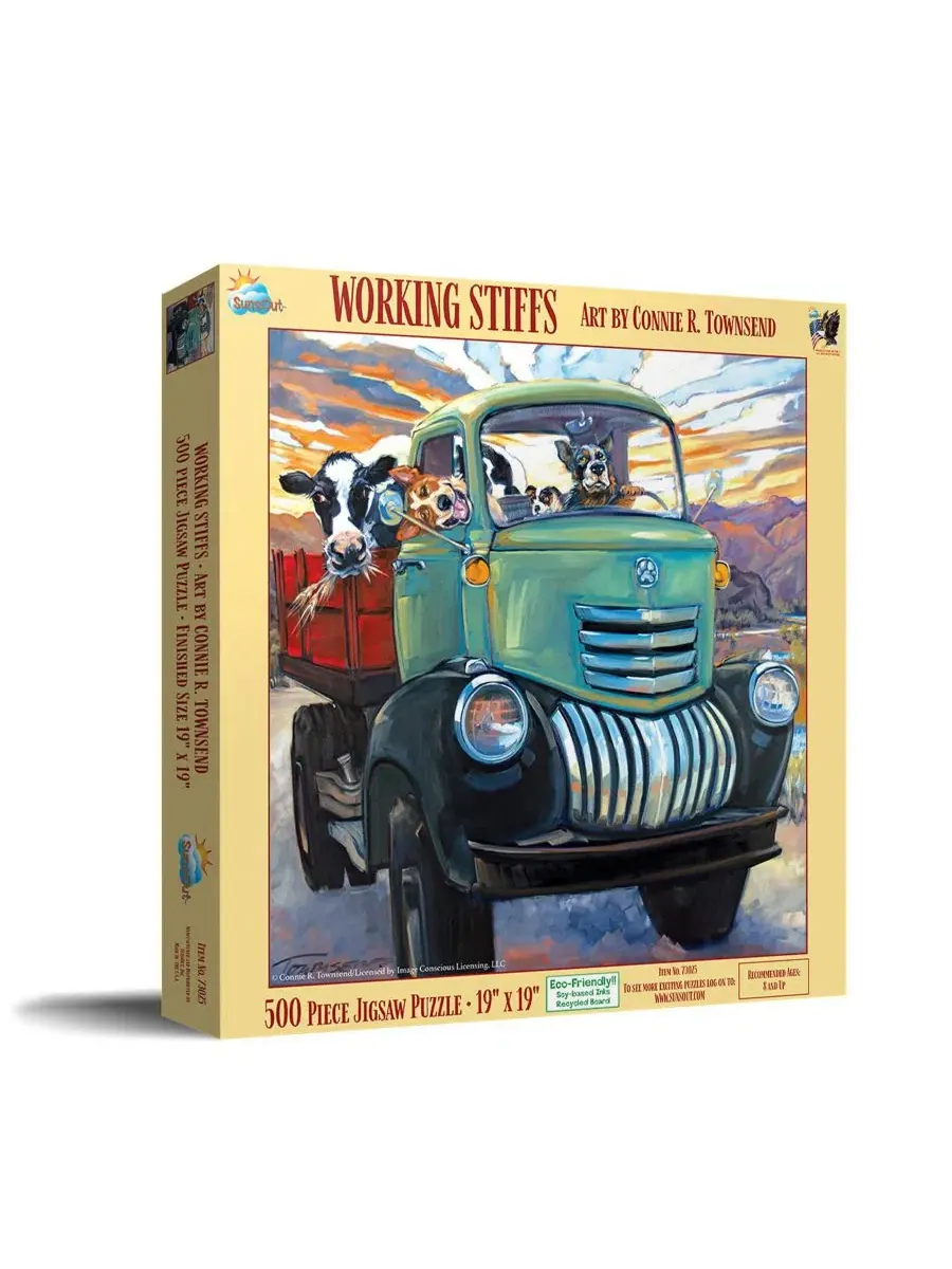 Пазл Working Stiffs из 500 деталей для взрослых Sunsout