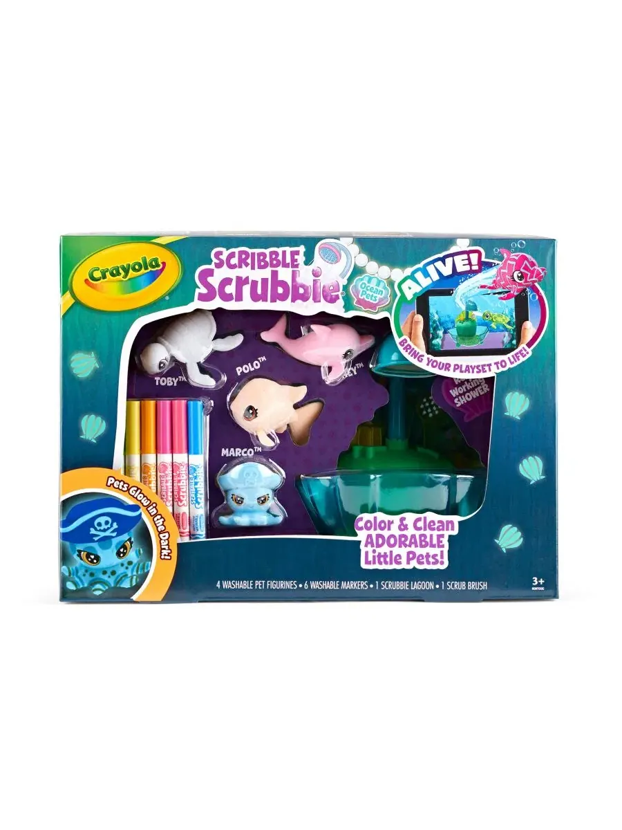 Игровой набор с подсветкой Glow Lagoon Crayola — изображение 5 из 7, мульти