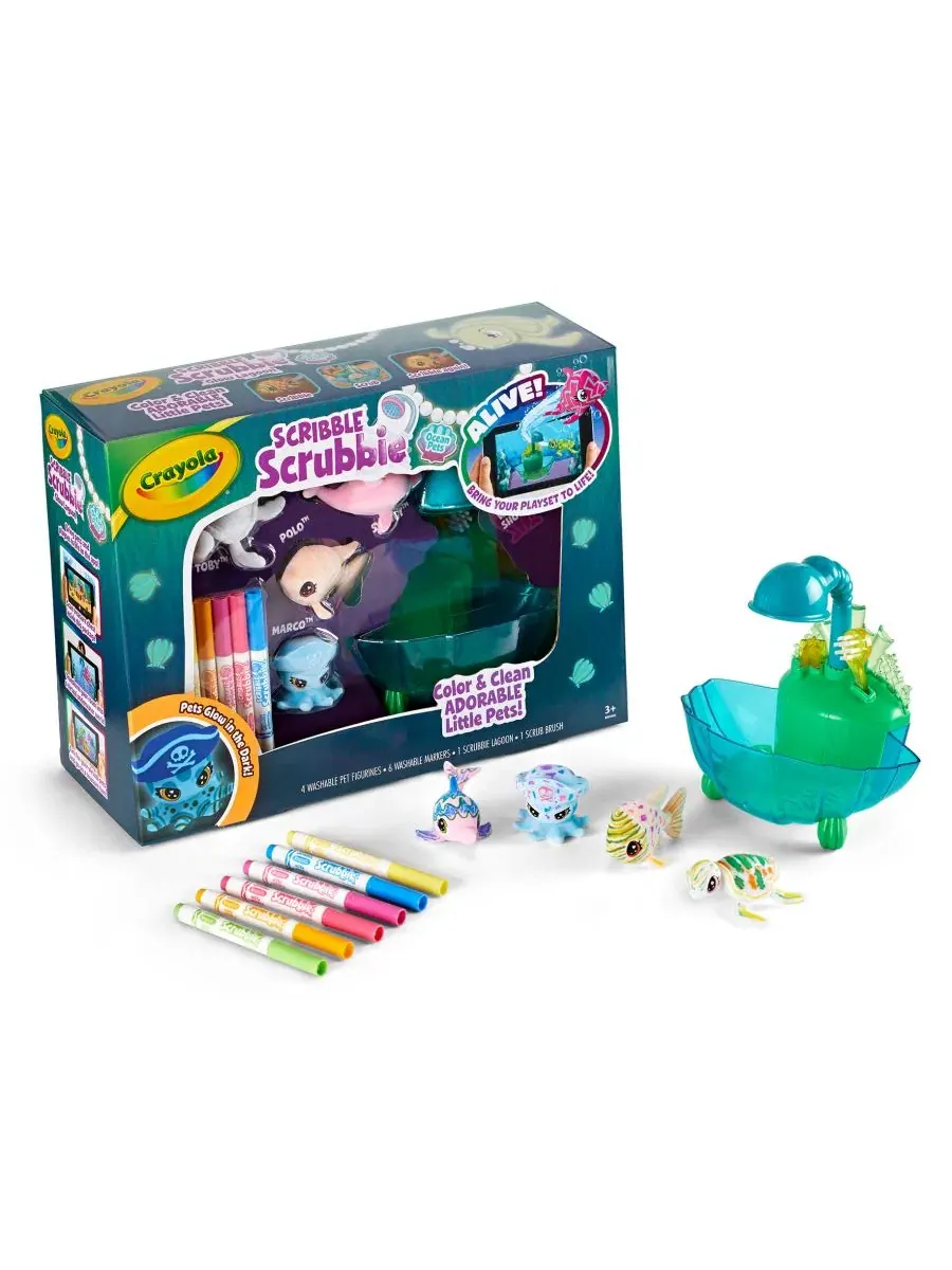 Игровой набор с подсветкой Glow Lagoon Crayola — изображение 7 из 7, мульти