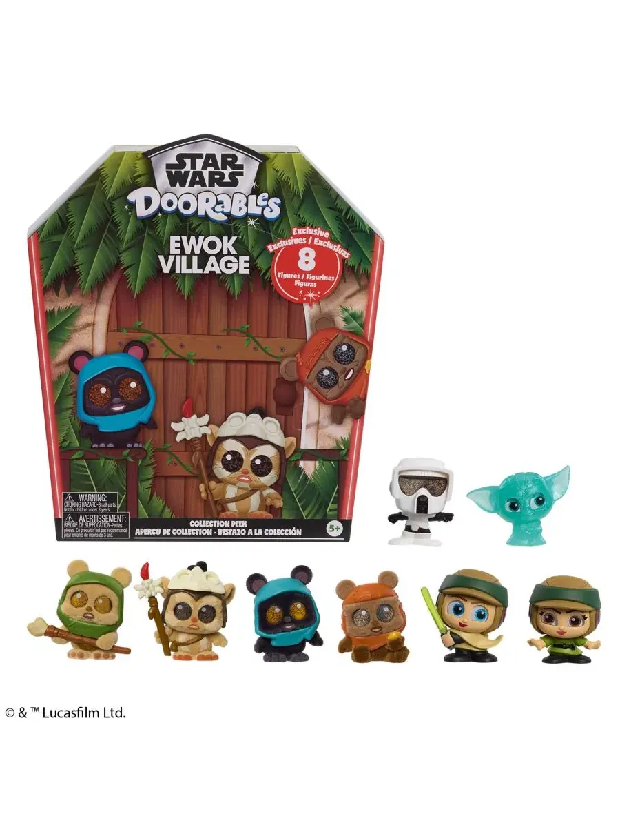 Коллекционная фигурка Ewok Village Collection Peek Star Wars Doorables — изображение 4 из 4, нет цвета