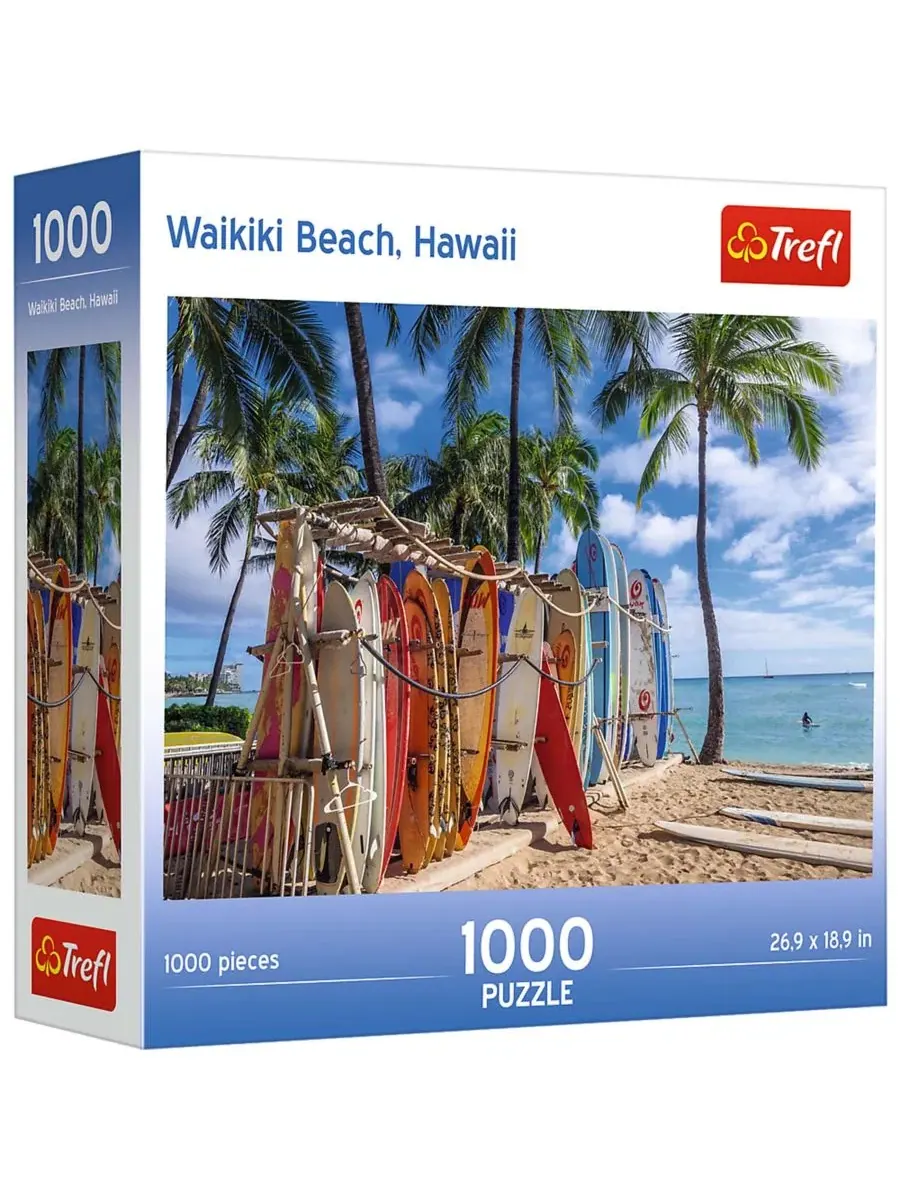 Пазл 1000 элементов Waikiki Beach Trefl