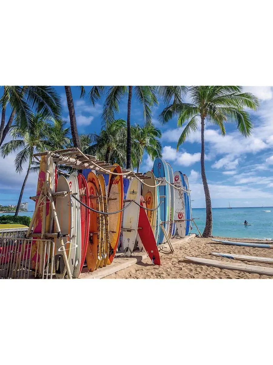 Пазл 1000 элементов Waikiki Beach Trefl — изображение 3 из 3, мульти