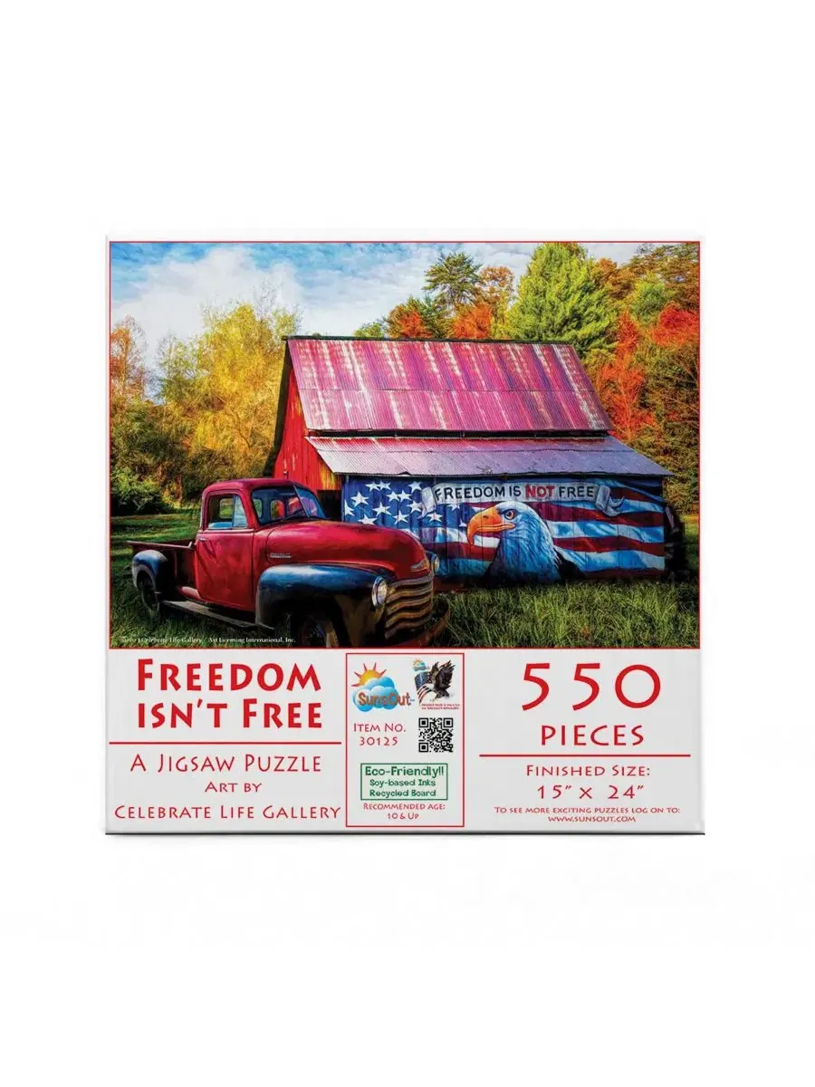Пазл 550 деталей Freedom Isn't Free SunsOut, 38x61 см — изображение 2 из 5, нет цвета