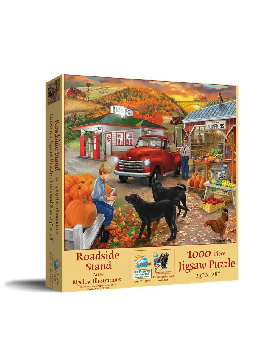 Пазл 1000 элементов Roadside Stand SunsOut