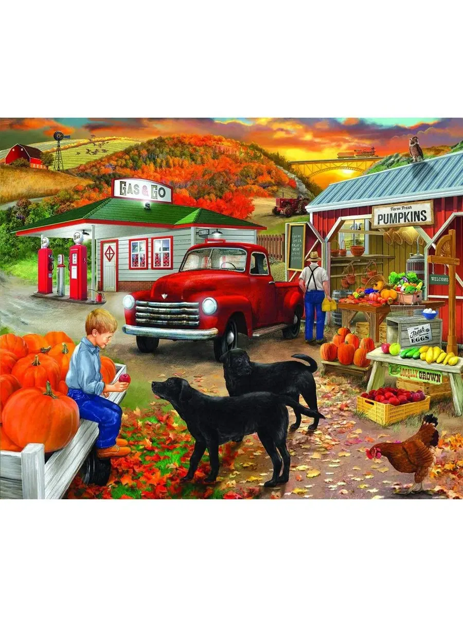 Пазл 1000 элементов Roadside Stand SunsOut — изображение 4 из 5, нет цвета