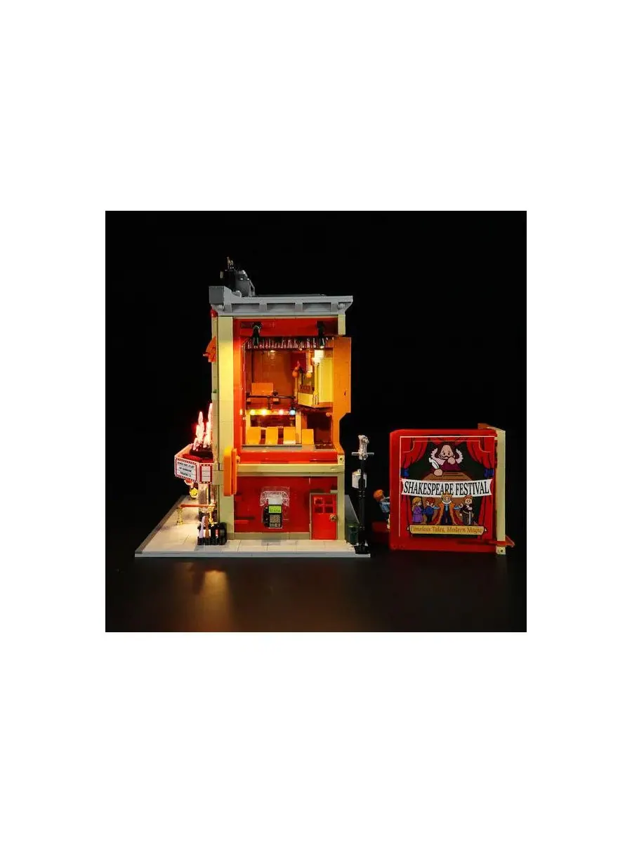 Конструктор из 2445 деталей Balcony Theatre Lighting Building Bricks Set City Town Creator House — изображение 4 из 10
