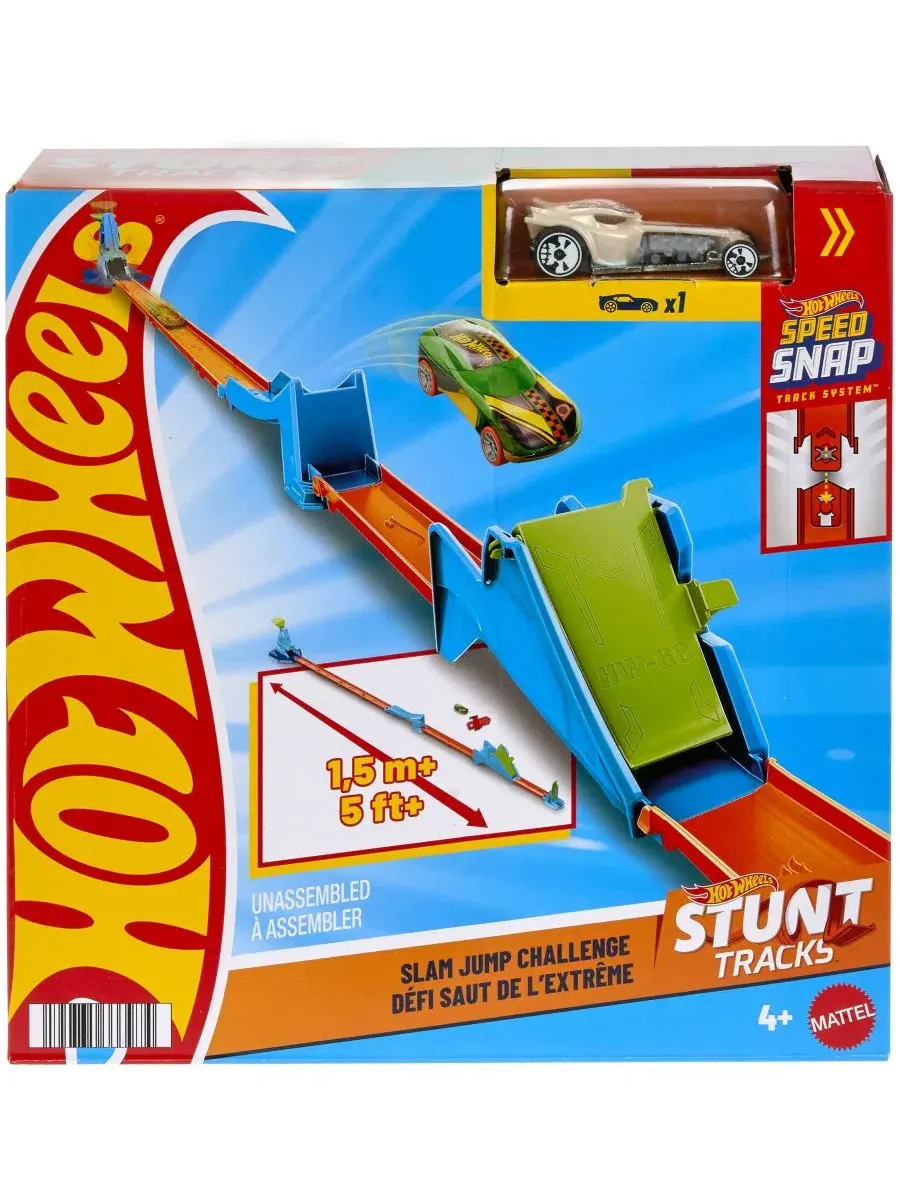 Набор гоночных трасс Hot Wheels Champion с машинкой, модель Champion Track Set Hot Wheels