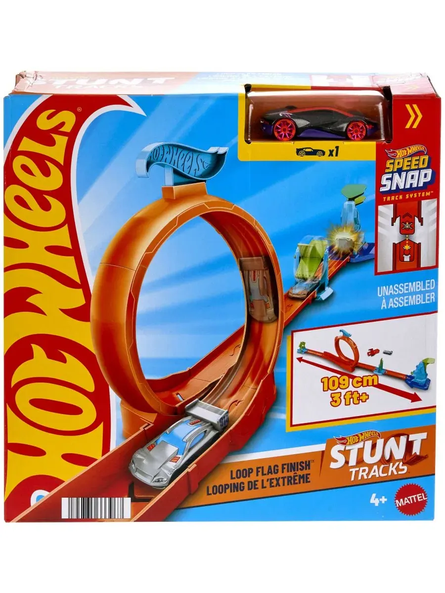 Набор гоночных трасс Hot Wheels Champion с машинкой, модель Champion Track Set Hot Wheels — изображение 2 из 6, нет цвета
