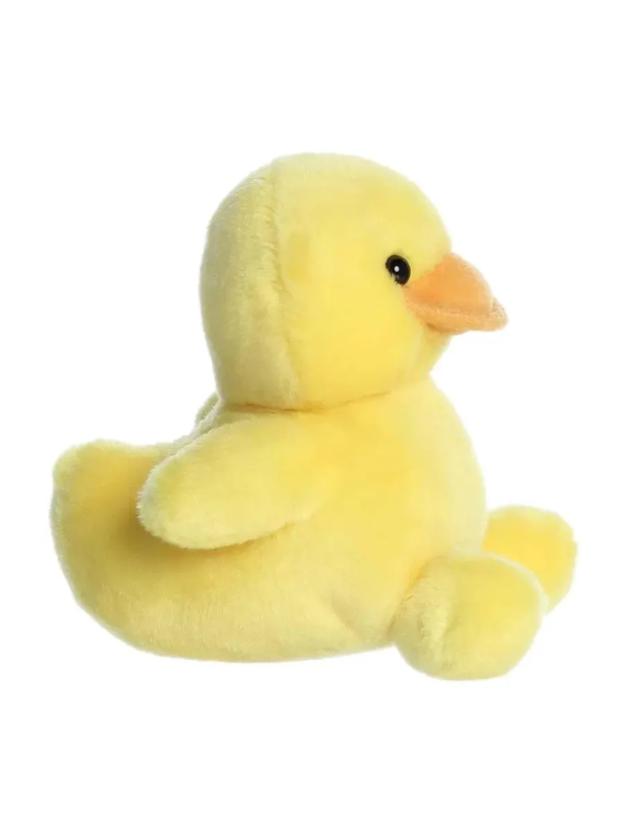 Мягкая игрушка Palm Pals Tubby Rubber Ducky, 5 дюймов Aurora — изображение 6 из 6, желтый