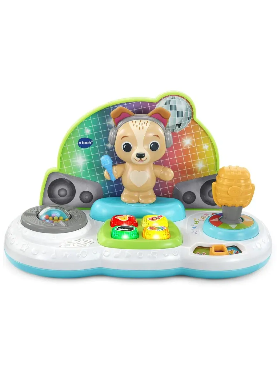 Интерактивная игрушка Baby Bark and Bop Dance Party Puppy Toy VTech — мульти