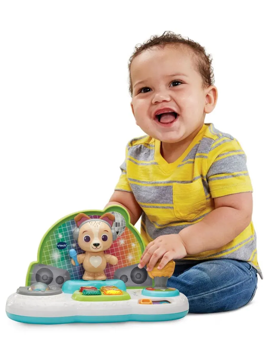 Интерактивная игрушка Baby Bark and Bop Dance Party Puppy Toy VTech — изображение 4 из 4, нет цвета