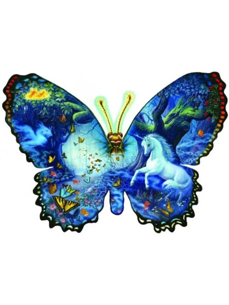 Пазл-головоломка 1000 деталей Fantasy Butterfly SunsOut — изображение 2 из 5, нет цвета