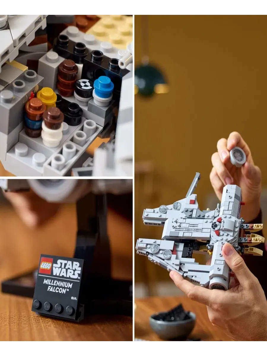 Конструктор LEGO Star Wars «Тысячелетний сокол» 75375, 921 деталь — изображение 5 из 6, мульти