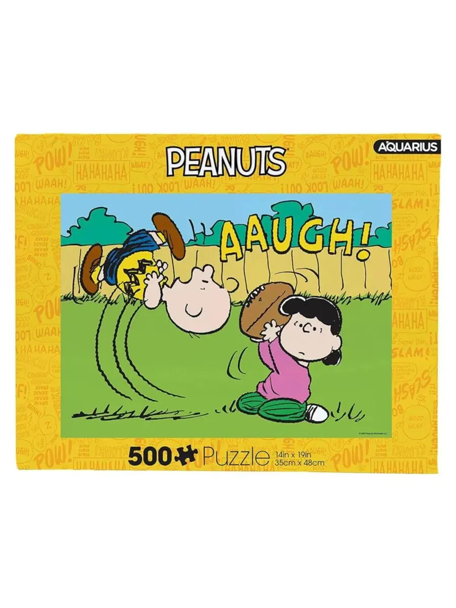 Пазл «Люси и футболист» из мультфильма «Peanuts», 500 деталей Nmr Distribution — мульти