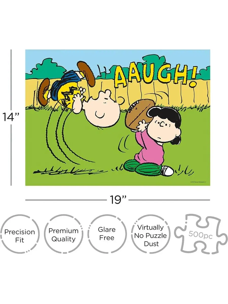 Пазл «Люси и футболист» из мультфильма «Peanuts», 500 деталей Nmr Distribution — изображение 2 из 3, нет цвета