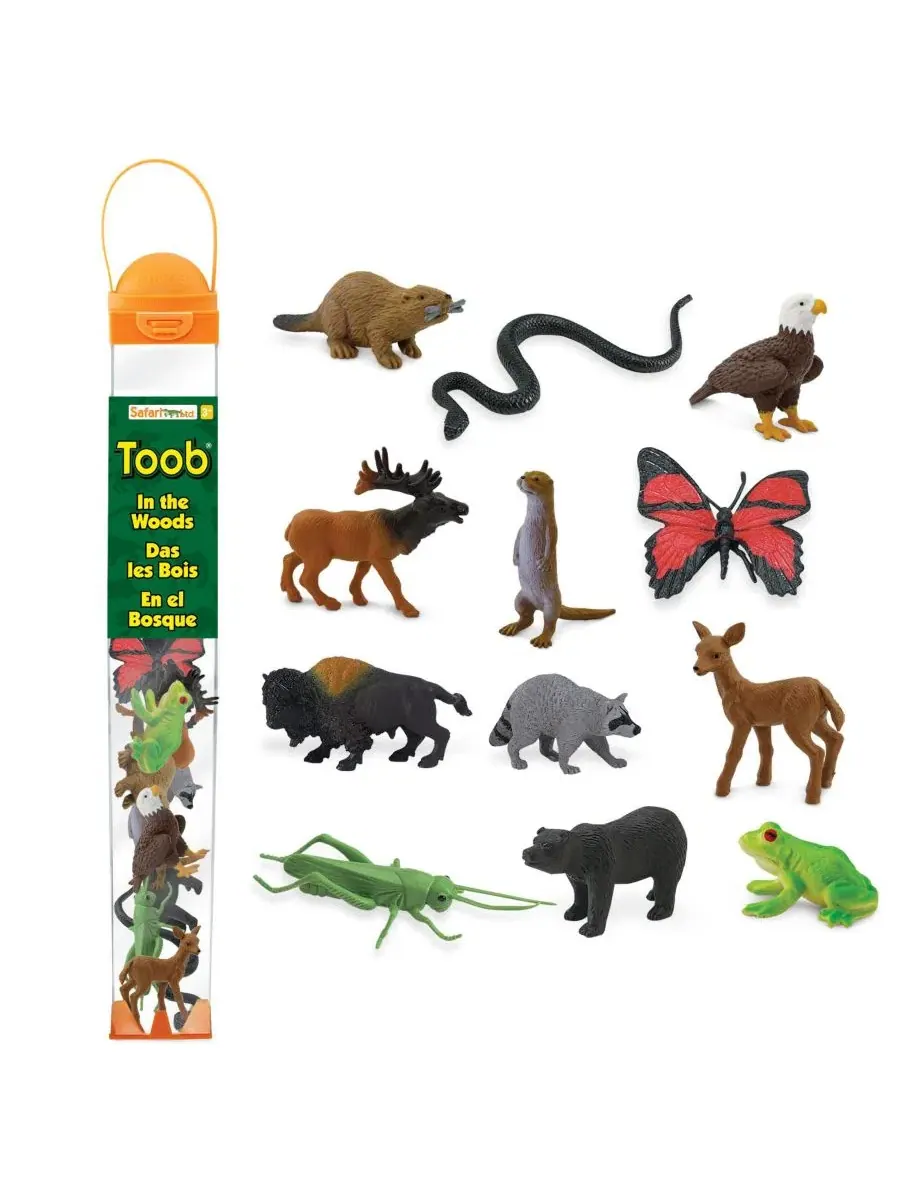 Набор фигурок лесных животных In The Woods, Safari Ltd