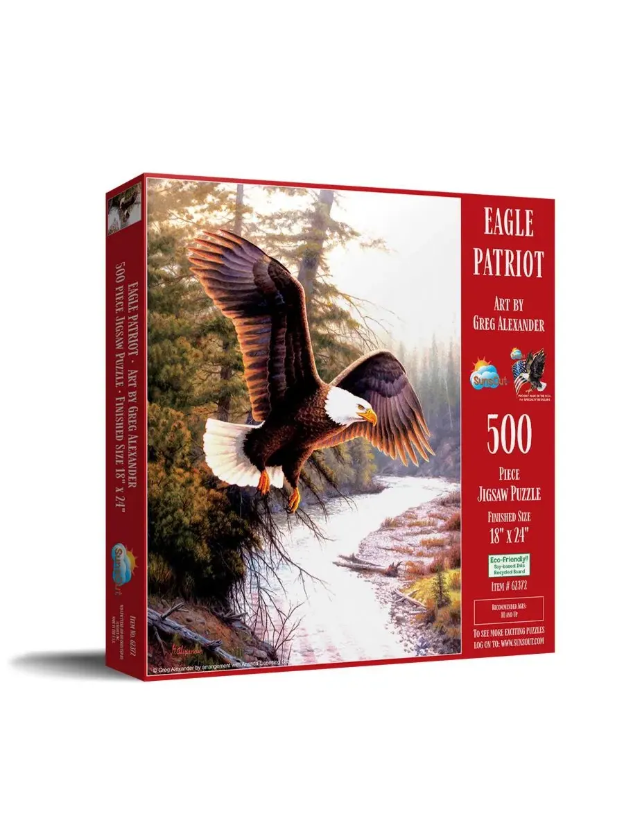 Пазл 500 деталей Eagle Patriot SunsOut