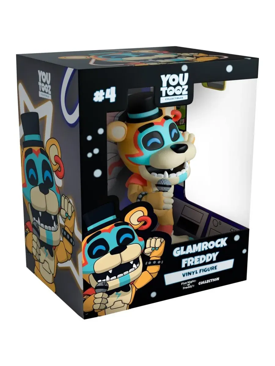 Виниловая фигурка Глэмрок Фредди из коллекции FNAF Youtooz