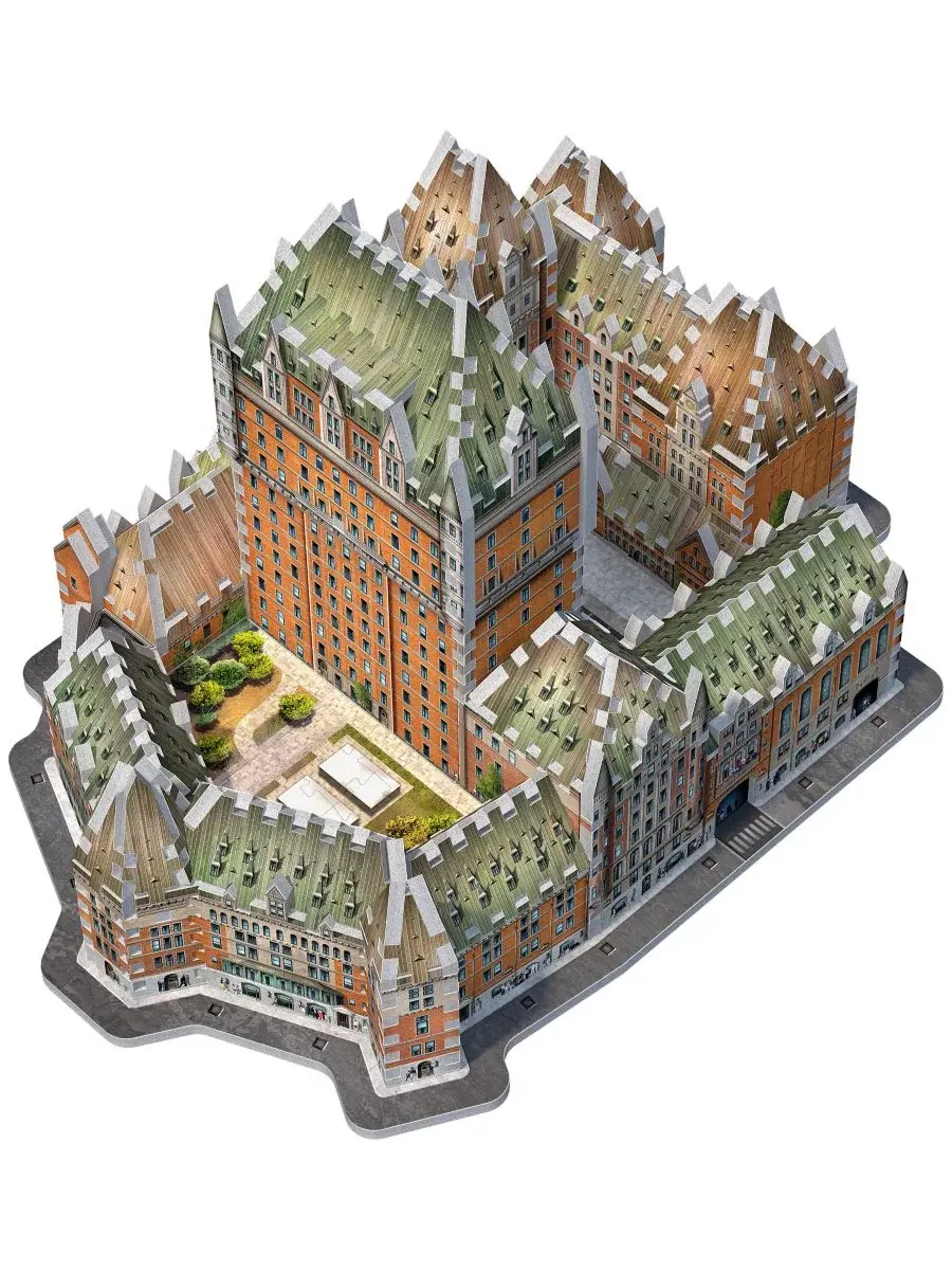 Пазл Wrebbit Castles Cathedrals Le Chateau Frontenac, 865 деталей University Games — изображение 11 из 11, нет цвета
