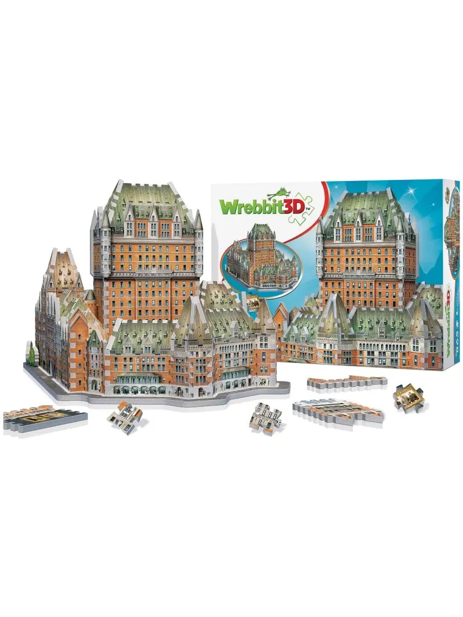 Пазл Wrebbit Castles Cathedrals Le Chateau Frontenac, 865 деталей University Games — изображение 5 из 11, нет цвета