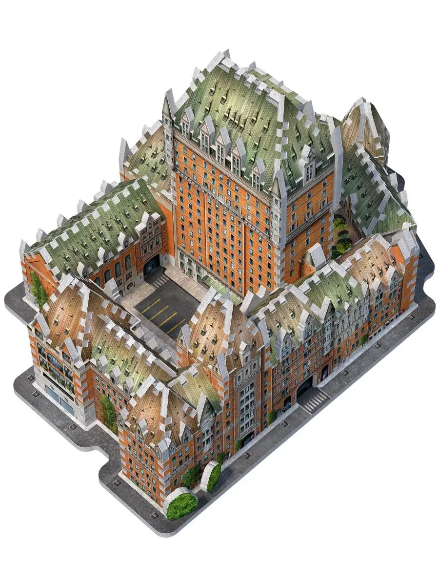 Пазл Wrebbit Castles Cathedrals Le Chateau Frontenac, 865 деталей University Games — изображение 10 из 11, нет цвета
