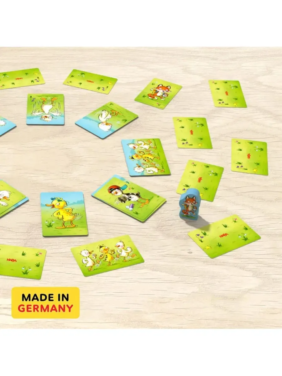 Настольная игра-координация Wiggle Waggle Geese для детей от 3 лет Haba — изображение 3 из 4, желтый