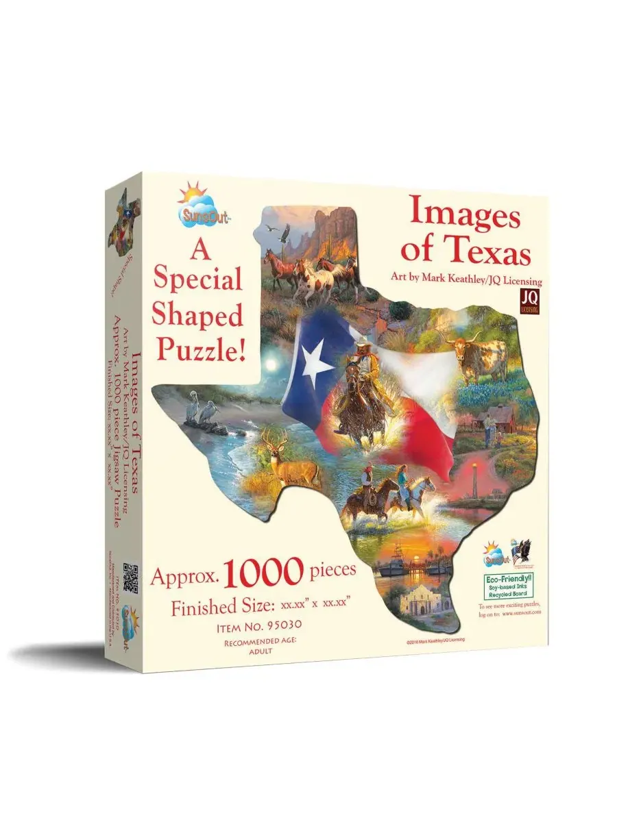Пазл SunsOut, 1000 деталей, Images of Texas