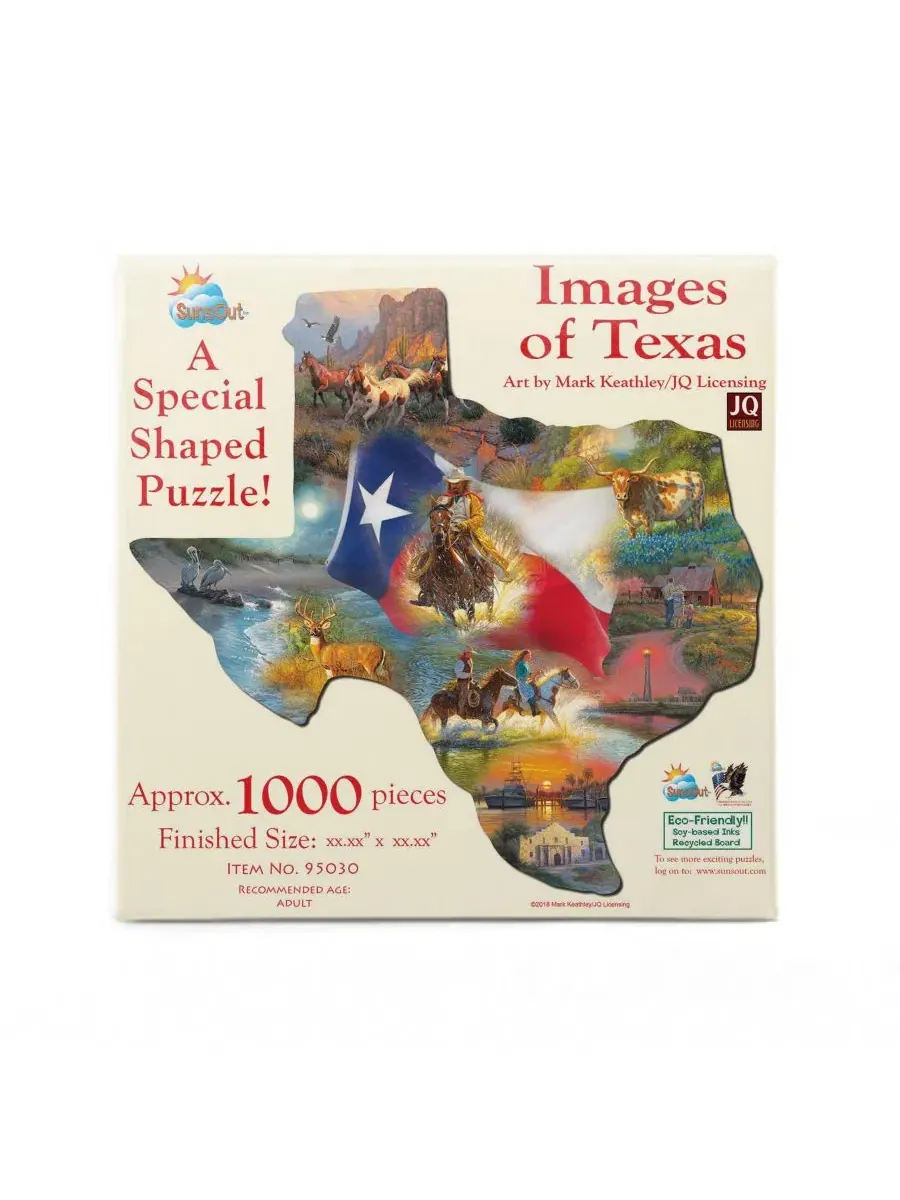 Пазл SunsOut, 1000 деталей, Images of Texas — изображение 2 из 5, нет цвета