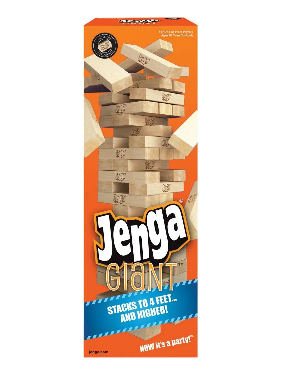 Настольная игра Дженга Гигант из натурального дерева Jenga — мульти