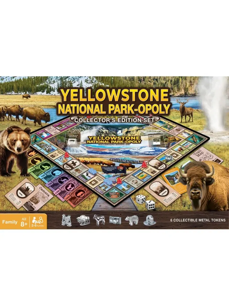 Настольная игра Yellowstone National Park Opoly MasterPieces Puzzles