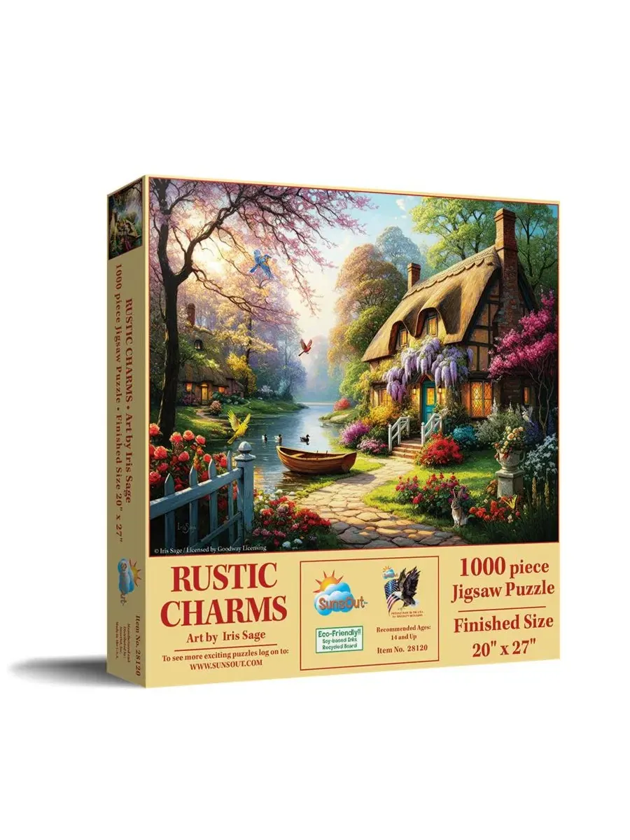 Пазл Rustic Charms из 1000 деталей для взрослых Sunsout