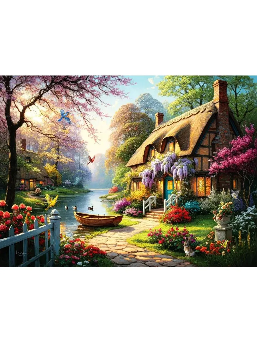 Пазл Rustic Charms из 1000 деталей для взрослых Sunsout — изображение 4 из 5, нет цвета