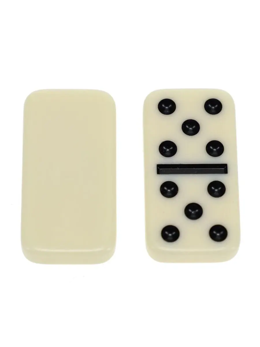 Настольная игра-набор для путешествий Mini Double 6 Dominoes Bobby Fischer — изображение 9 из 9, черный