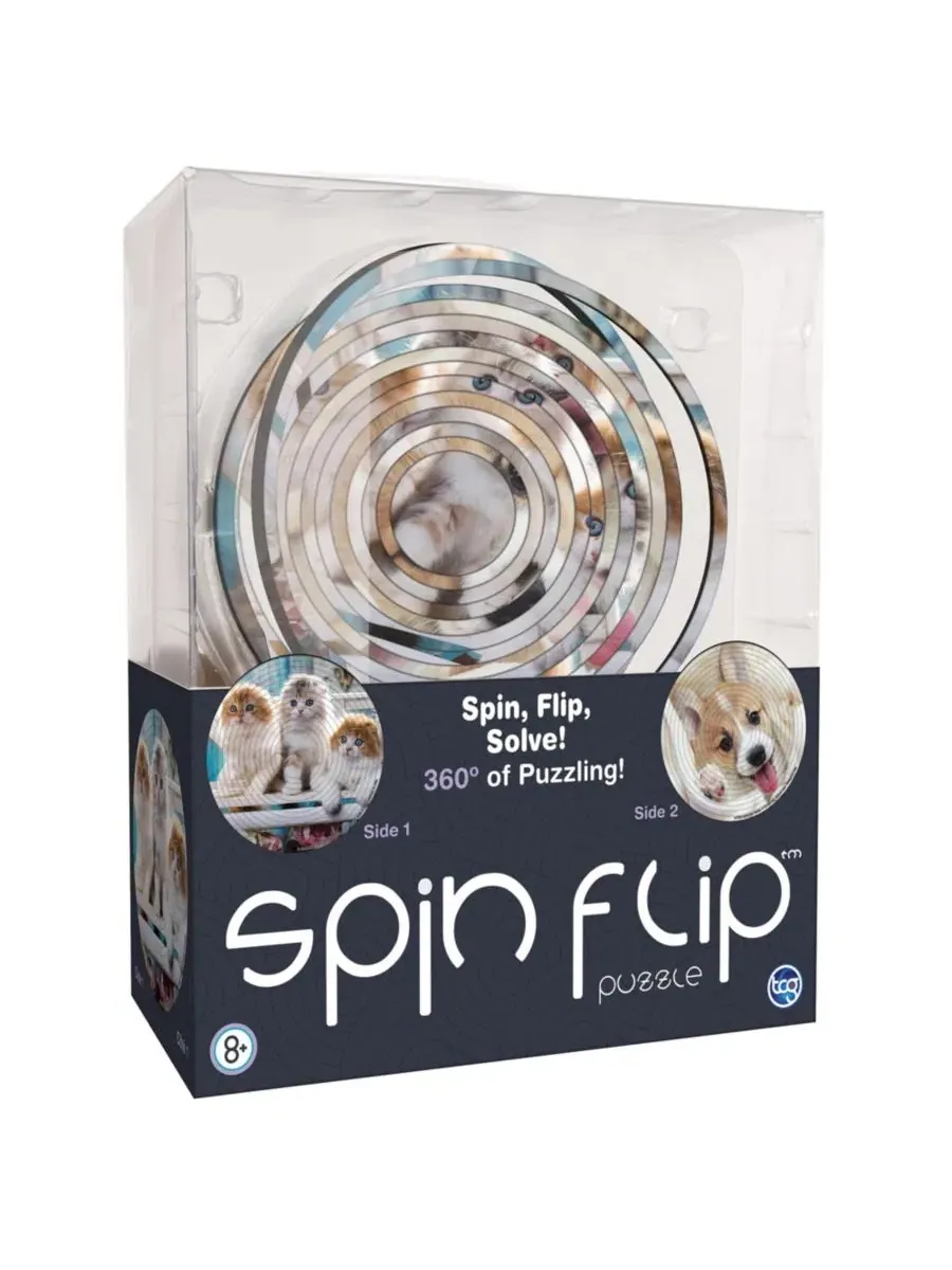 Головоломка Spin Flip: Щенки и котята 2 л Spinflip — мульти