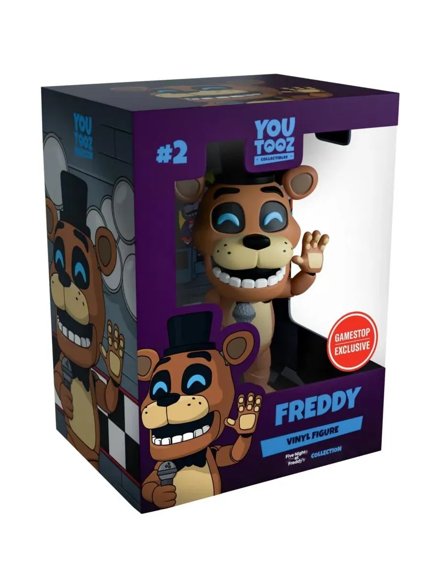 Коллекция Five Nights at Freddy's [Виниловая фигурка Фредди Фазбера №2] Эксклюзив Gamestop Youtooz