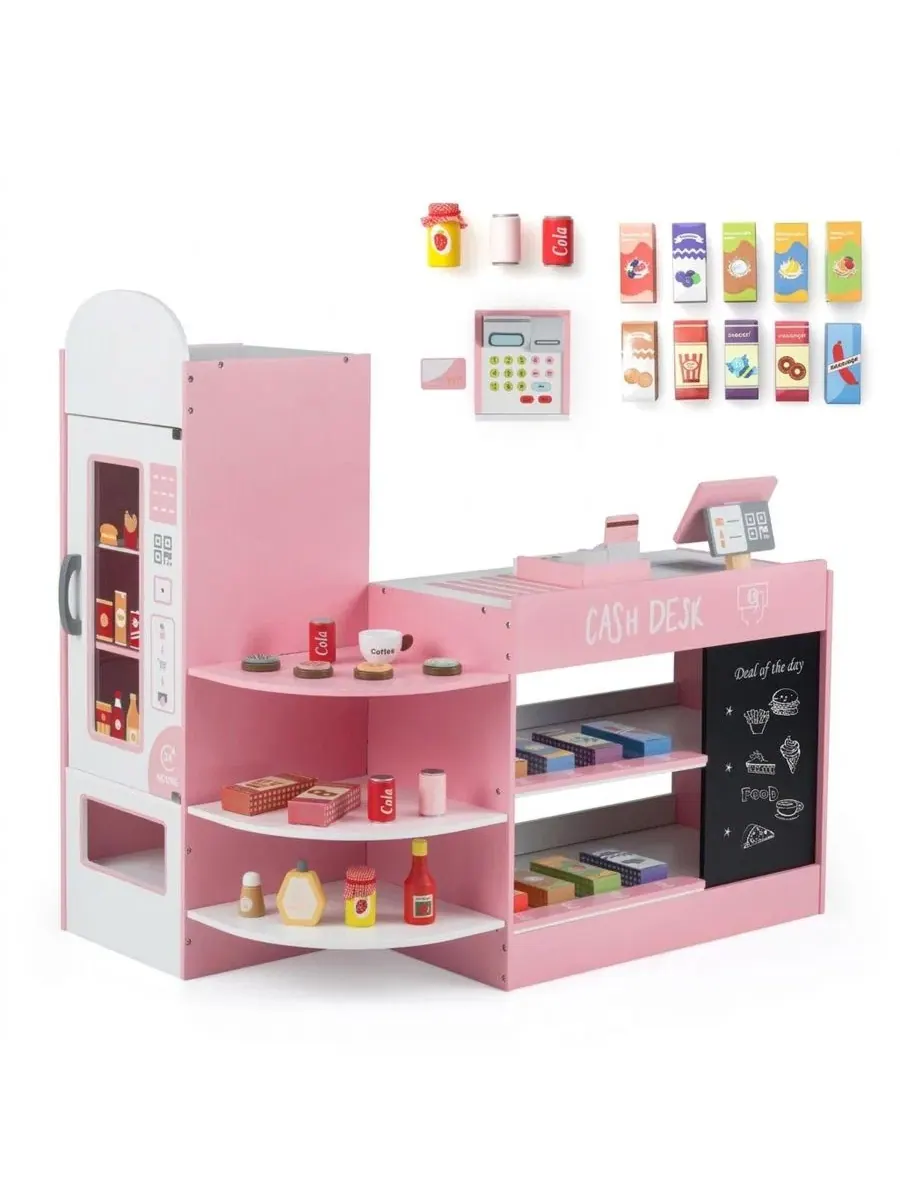 Игровой набор продуктового магазина с кассой и POS-терминалом SUGIFT