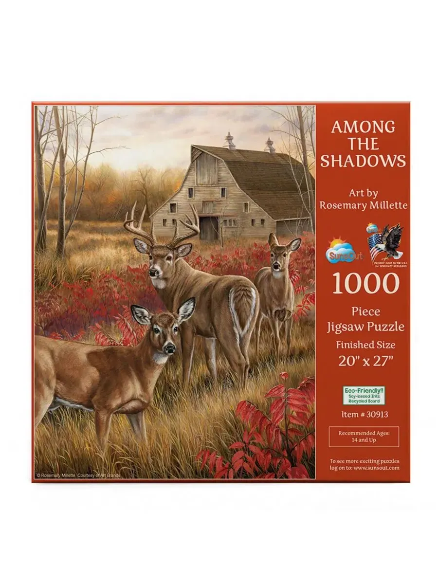 Пазл из 1000 деталей «Among the Shadows» SunsOut — изображение 2 из 5, нет цвета