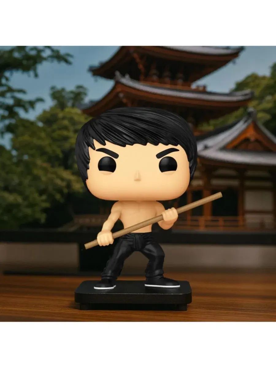 Фигурка Брюс Ли с посохом Funko Pop! Icons — изображение 5 из 5, нет цвета