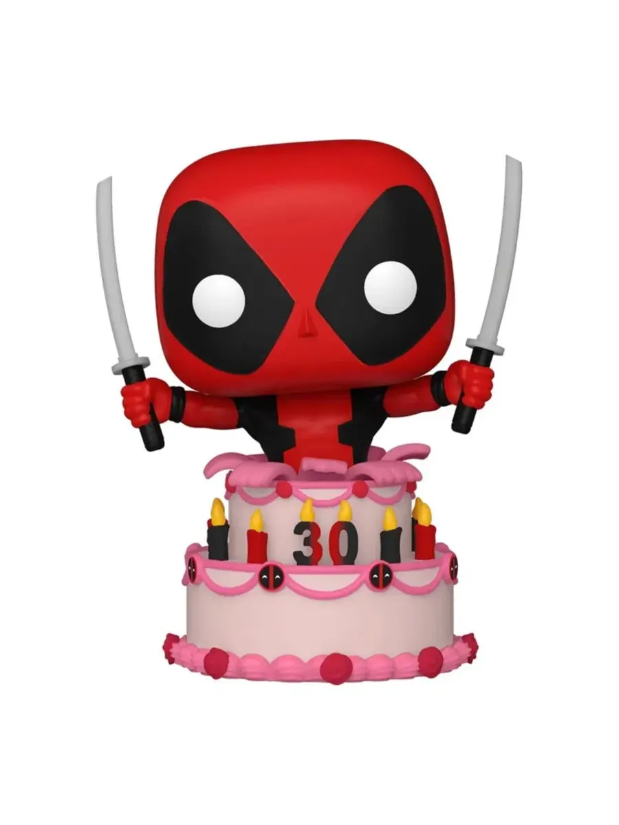 Фигурка Marvel POP, Дэдпул в торте Funko — изображение 2 из 3, нет цвета
