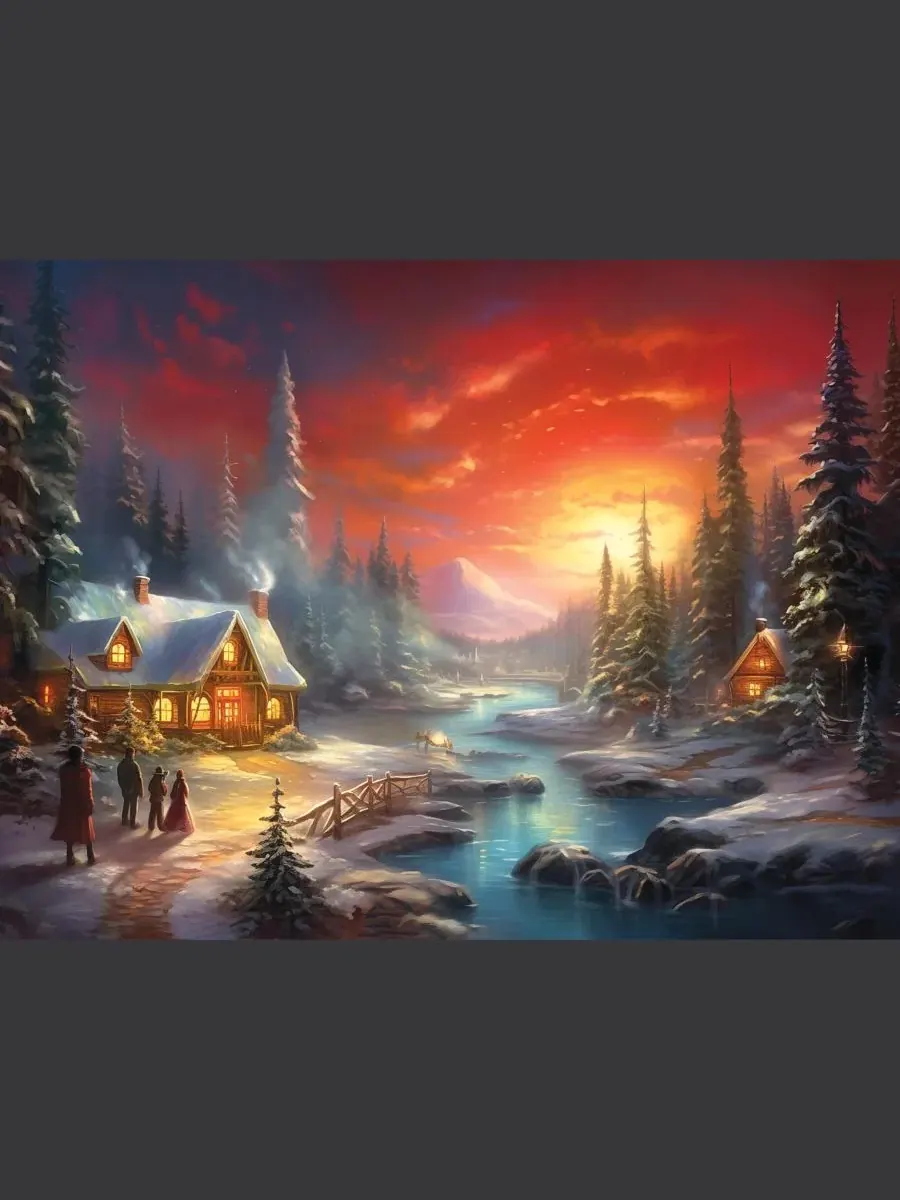 Пазл 500 элементов Holiday Scene SunsOut, 45×61 см — изображение 4 из 5, нет цвета