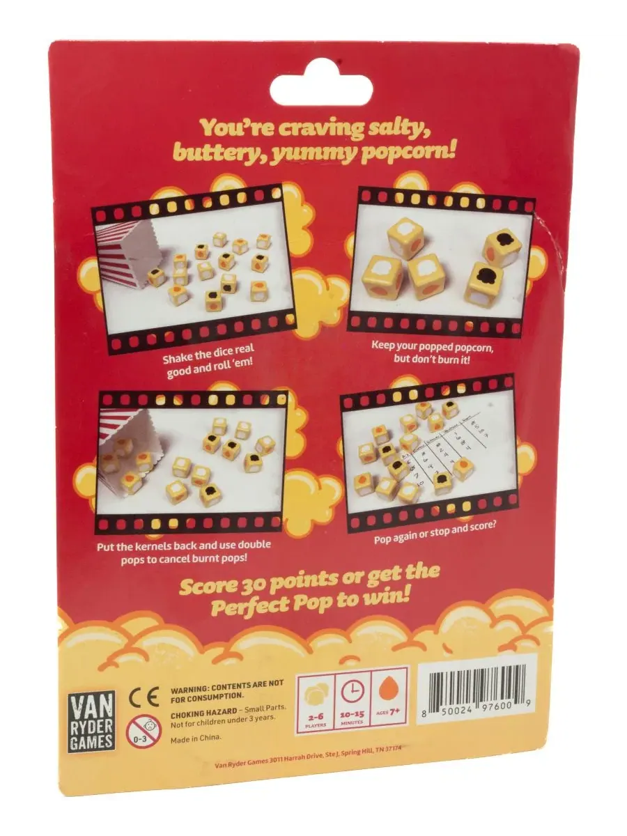 Настольная игра Popcorn Dice University Games — изображение 3 из 6, нет цвета