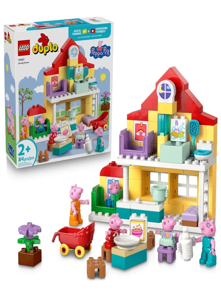 Набор для строительства домика семьи Свинки Пеппы DUPLO, 10467 Lego