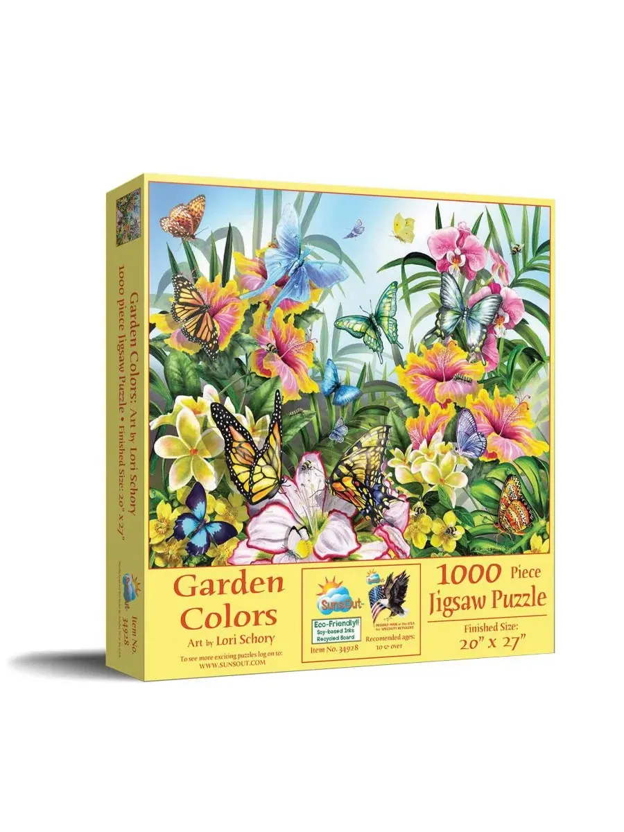 Пазл Garden Colors из 1000 деталей для взрослых Sunsout