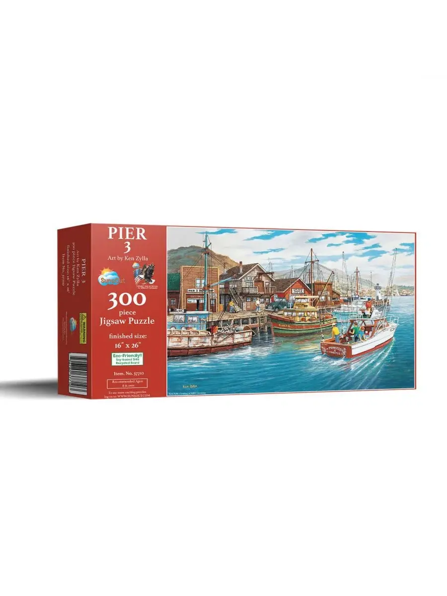 Пазл Pier 3 из 300 деталей для взрослых Sunsout