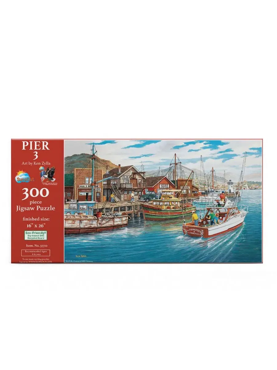 Пазл Pier 3 из 300 деталей для взрослых Sunsout — изображение 2 из 5, нет цвета