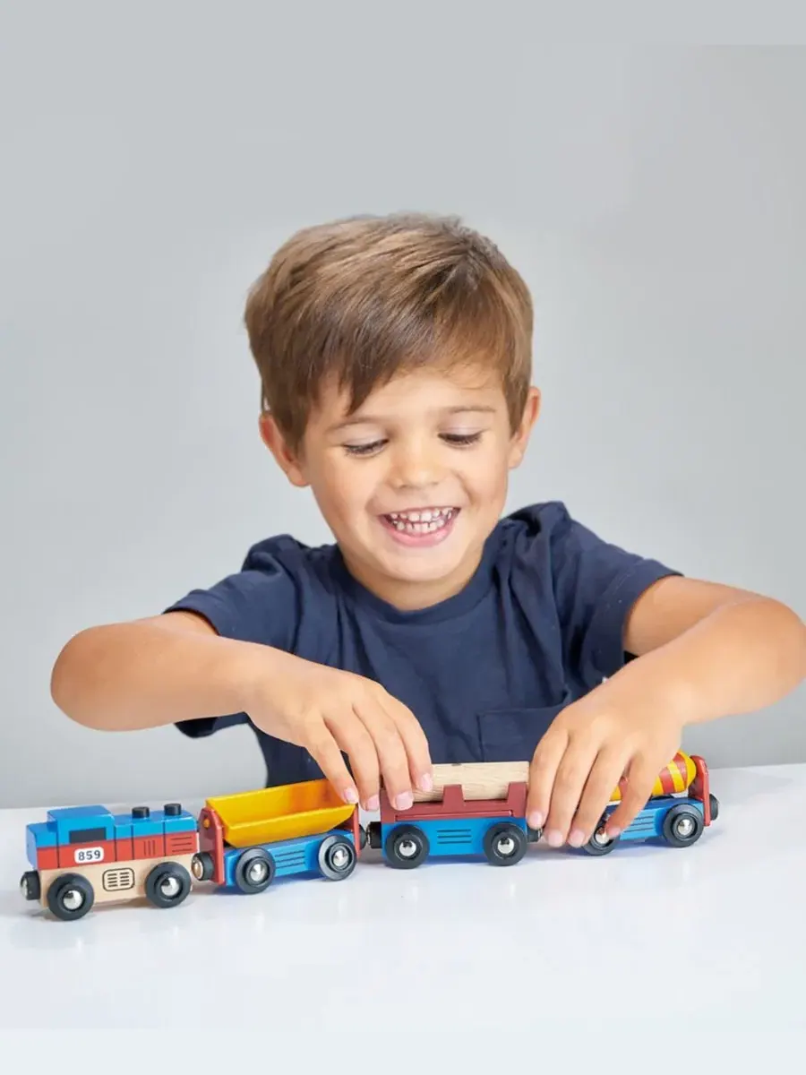 Набор «Приключенческие поезда» Mentari Toys — изображение 6 из 7, мульти
