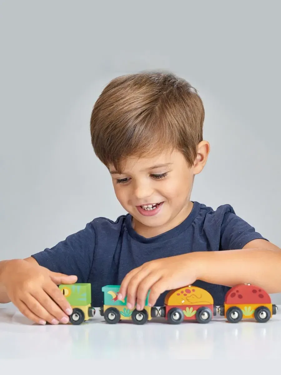 Набор «Приключенческие поезда» Mentari Toys — изображение 7 из 7, мульти