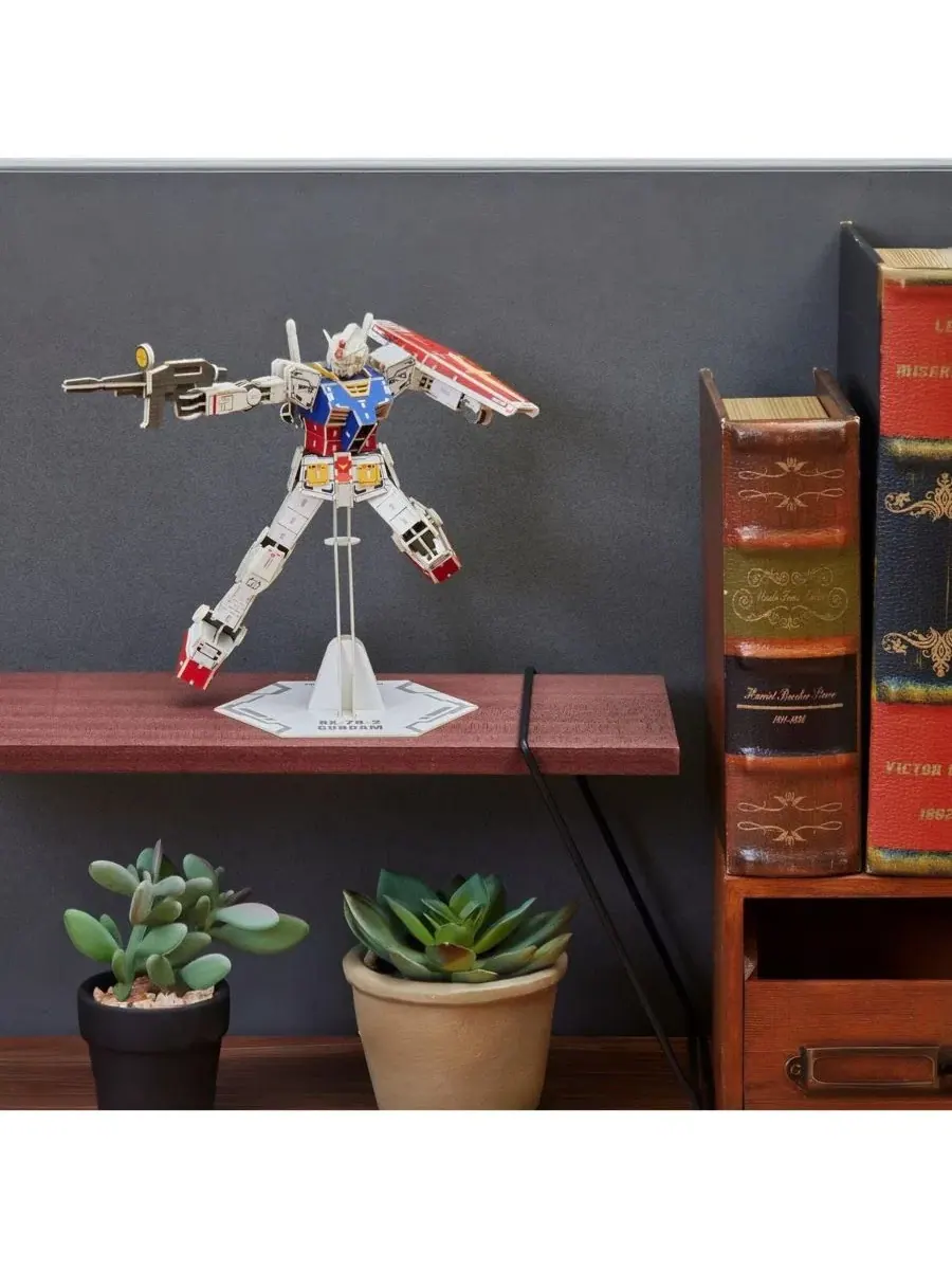 3D Пазл DIY: Мобильный костюм RX-78-2 Gundam si-gu-mi - 373 шт Flash Popup — изображение 5 из 5, нет цвета