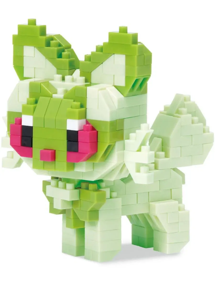 Набор для сборки Sprigatito Nanoblock Pokemon RS Series Bandai — изображение 2 из 3, нет цвета