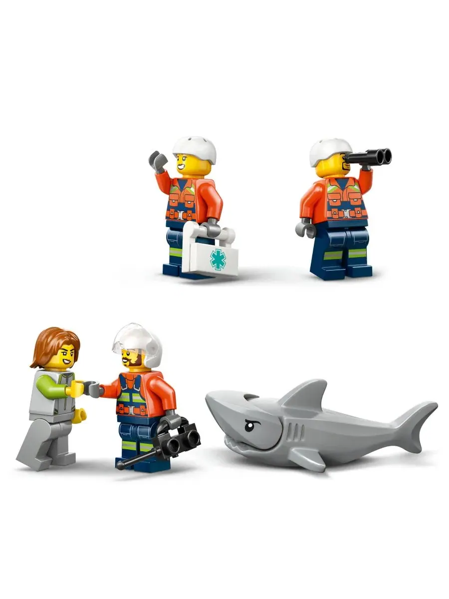 Игрушечный вертолет береговой охраны LEGO City 60503, 551 деталь — изображение 2 из 14, мульти